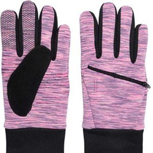 Women's elastic wool touch gloves